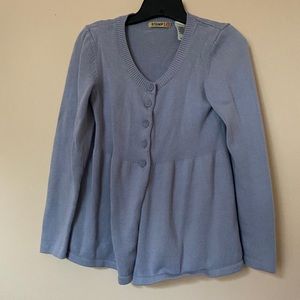 Vintage Gray Blue Cardigan